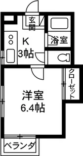 シャレーリーバイス【2階】の間取り