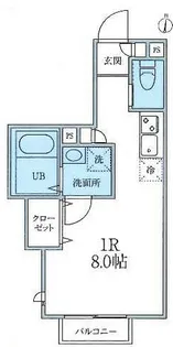 NICOT鷺沼【1階】の間取り