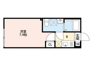 エスグランデ【1階】の間取り