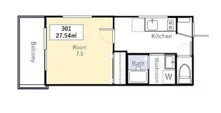 東京都新宿区高田馬場2【マンション】の間取り