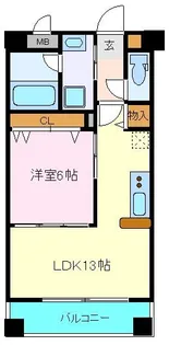 セレッソ泉中央【2階】の間取り