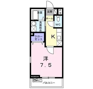 サンガーデン・バイオレット【1階】の間取り
