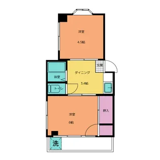 メゾンヤマダ【3階】の間取り