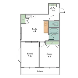 梅原マンション【3階】の間取り