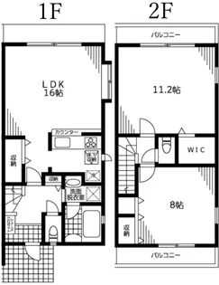 神奈川県横浜市都筑区北山田4【一戸建】の間取り