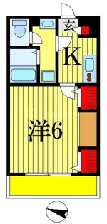 ヴィラ西船橋【1階】の間取り