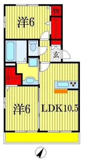 フェリーチェ B棟【3階】の間取り