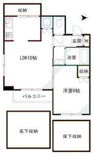 ピアデュメール【4階】の間取り