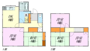 広島県広島市佐伯区美鈴が丘緑1【一戸建】の間取り