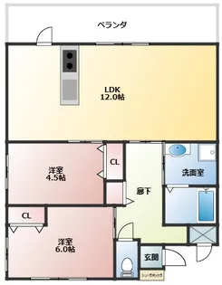 D.gran KRM【3階】の間取り