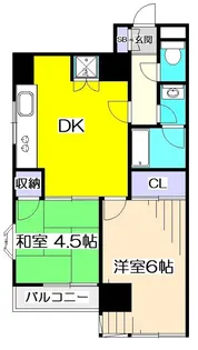 東京都国分寺市南町3【マンション】の間取り