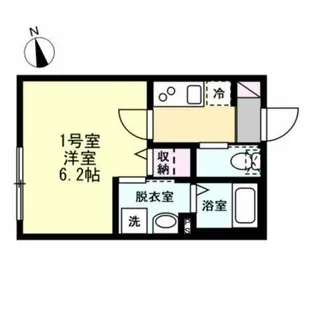 ベイルーム京急久里浜【1階】の間取り