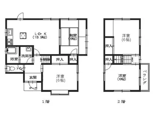 広島県広島市安佐南区川内6【一戸建】の間取り