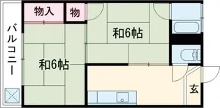 クリームハウス【1階】の間取り