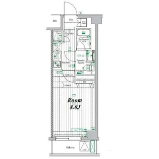 東京都世田谷区三宿2【マンション】の間取り