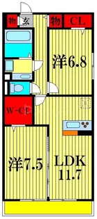 Pera【2階】の間取り