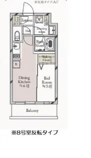 東京都世田谷区野沢3【マンション】の間取り