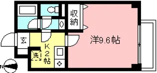 ジュネスコート【3階】の間取り
