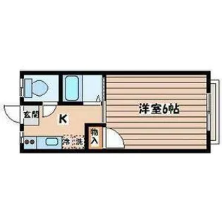 メゾン川内B棟【1階】の間取り