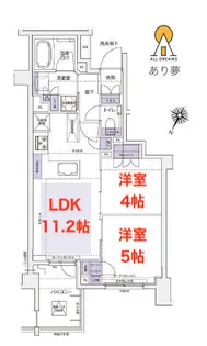 KDXレジデンス横濱紅葉坂【5階】の間取り