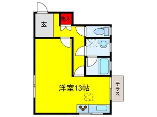 ピコロ竹渕【1階】の間取り