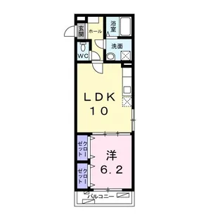 シャルマン【3階】の間取り