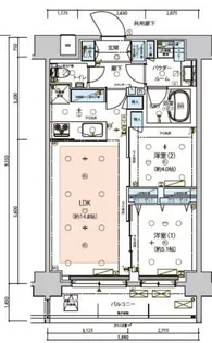 メインステージ王子神谷(メインステージオウジカミヤ)【7階】の間取り