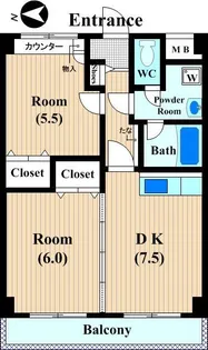 サントレノマチ【2階】の間取り
