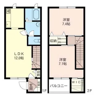 シャコンヌ【1階】の間取り