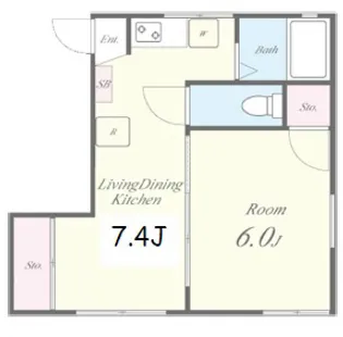 イーストハイム【1階】の間取り