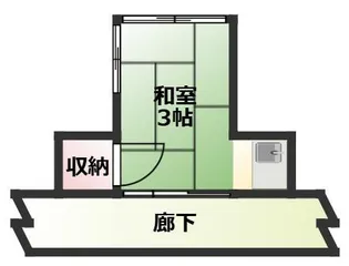 みなみ荘【2階】の間取り