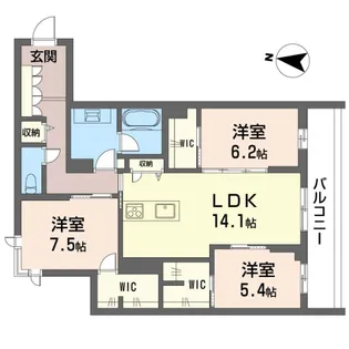 グレイス【2階】の間取り