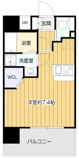 プライマル新大阪【9階】の間取り