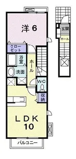 サンリット佐正【2階】の間取り
