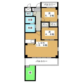 Prendre M【1階】の間取り