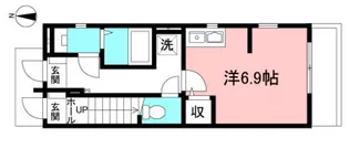 キャッスル成城A【1階】の間取り