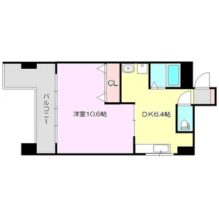 大拓ハイツ6【3階】の間取り
