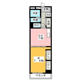 センチュリーパーク八熊【4階】の間取り