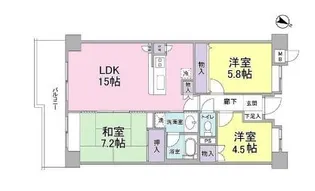 アイルサイドテラス【10階】の間取り