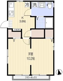 モンシャトー下北【2階】の間取り