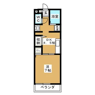 メゾン・ツキノキ【1階】の間取り