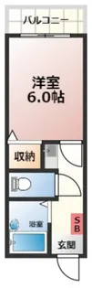 クレスト古市橋【5階】の間取り