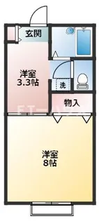 ピアシャンテ【2階】の間取り