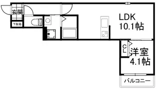 クレアトゥール香里園【3階】の間取り