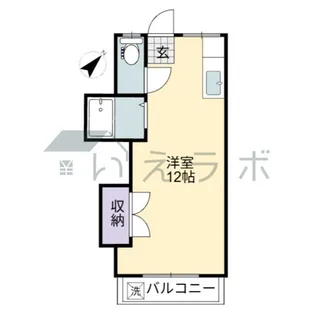 ヴェリテ針木【4階】の間取り