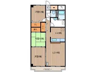 ドミール旭山公園【10階】の間取り