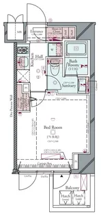 コンシェリア大森山王 CROSSIA【4階】の間取り