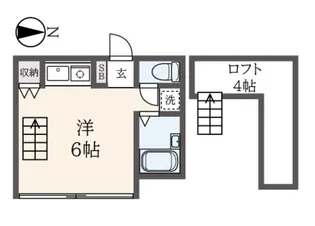 美・クリスタル【1階】の間取り