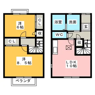 Branche Rinne C棟【2階】の間取り