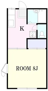 レゾナンス高山【1階】の間取り
